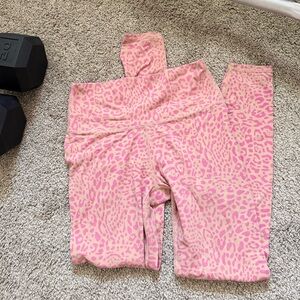 JoyLab Brown and Pink Patterned Fabric